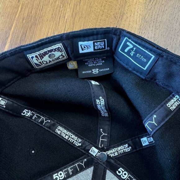 LA LAKERS Official NBA 59Fifty Fitted Cap New Era 7 1/4 57.7cm NEW Hardwood Clas - Picture 6 of 8